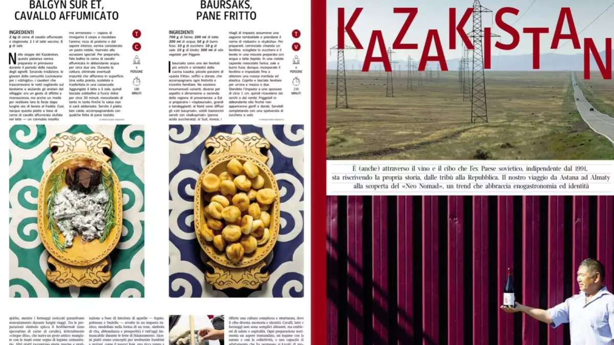 Алматы басты назарда: Италияда қала туралы көлемді гастрономиялық репортаж жарияланды