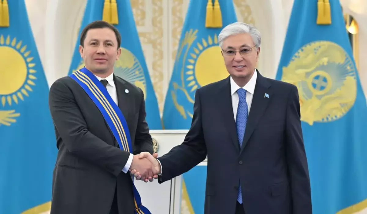 Токаев наградил Головкина орденом «Барыс» I степени (ВИДЕО)