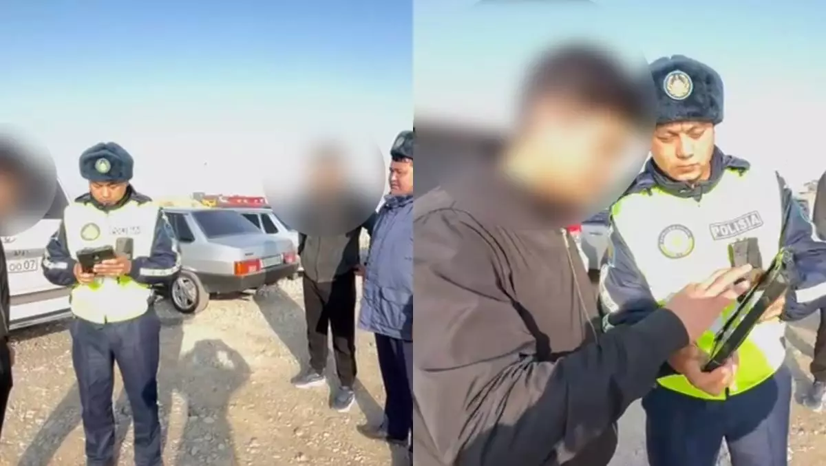 Водителей свадебного кортежа наказали за нарушение ПДД в Туркестанской области