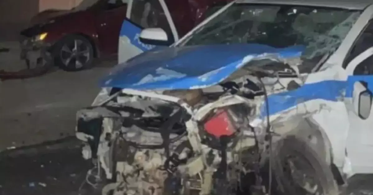  Маңғыстауда жасөспірім полицейлердің машинасына соғылған 