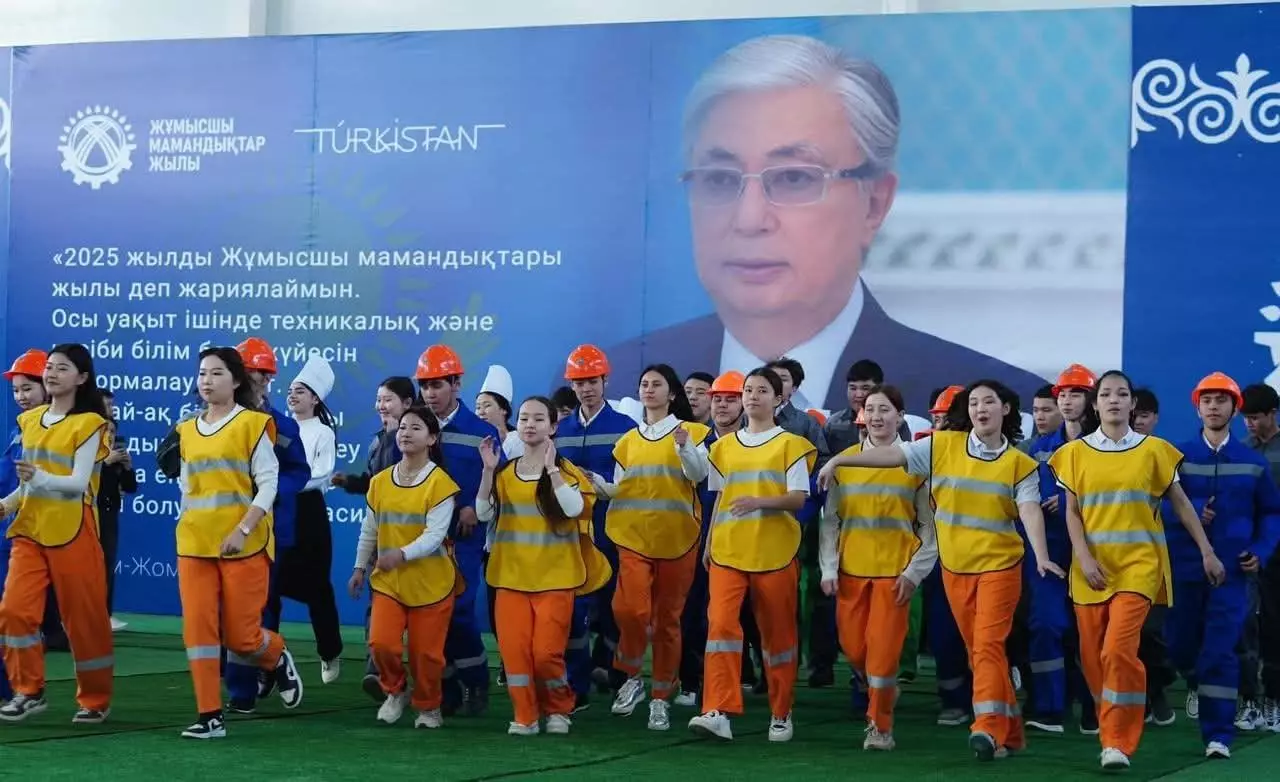 Жұмысшы мамандықтар жылында Түркістан облысында ауқымды істер атқарылуда
