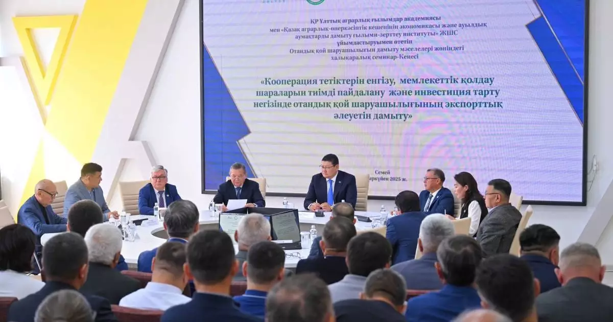  Семейде қой шаруашылығы бойынша халықаралық кеңес өтті: Абайда экспортты күшейтетін меморандумға қол қойылды 