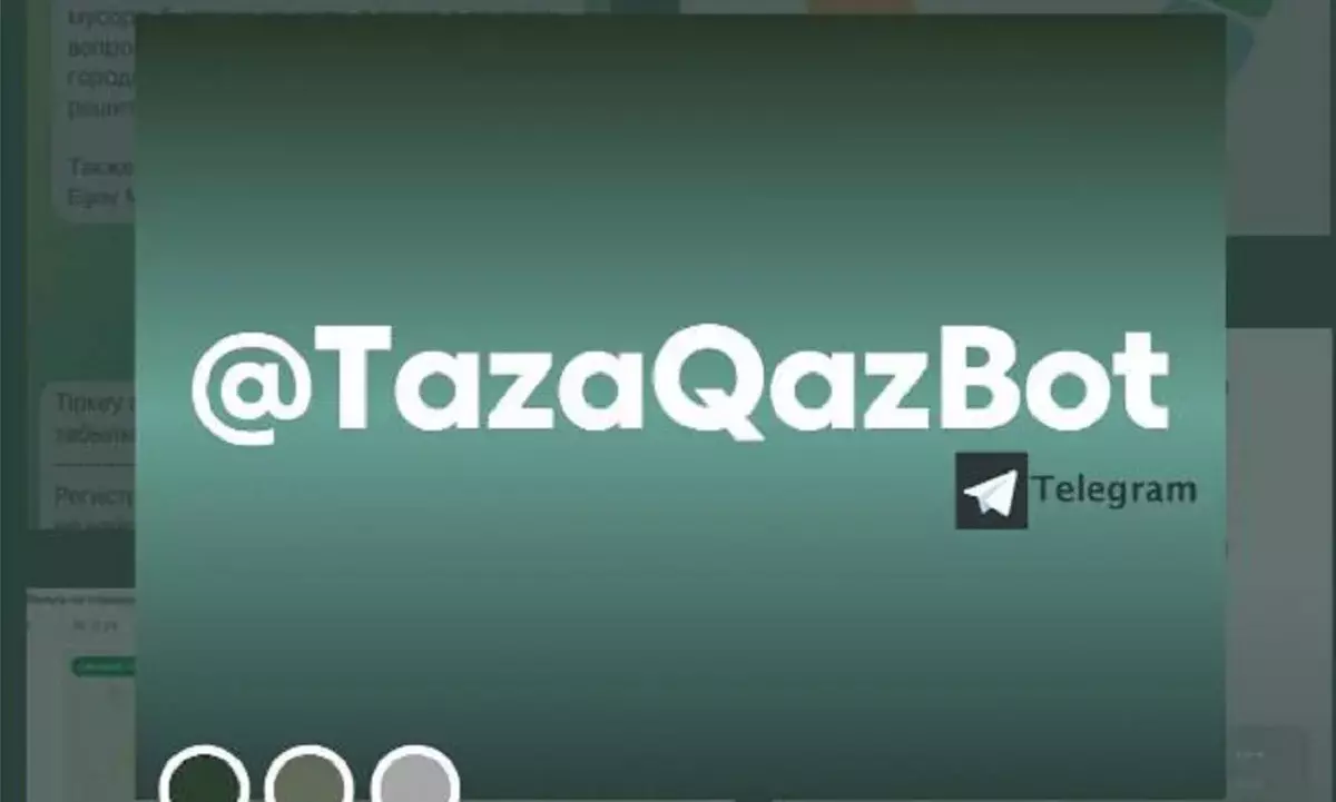 TazaQazBot телеграм-чат-бот арқылы қазақстандықтардан 24 мыңнан астам өтінім түсті