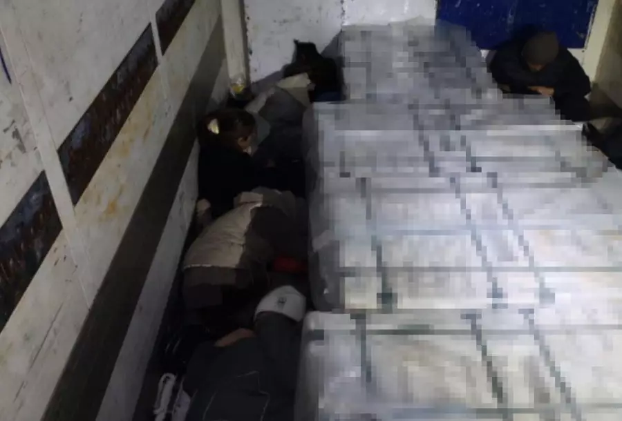 Шетел азаматтары құрылыс материалдары арасына жасырынып, шекарадан өтпек болған