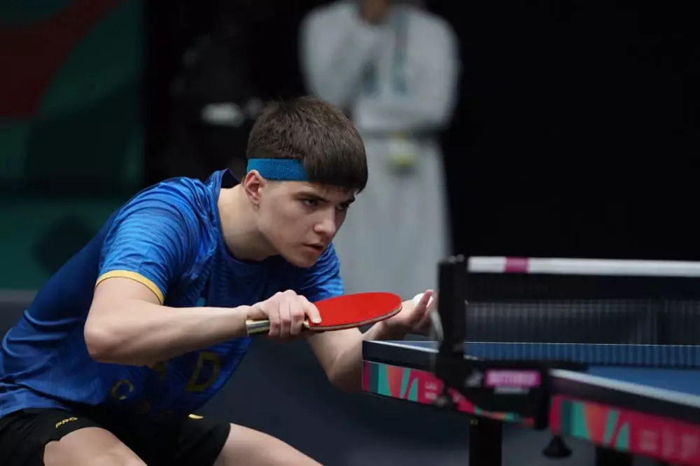 Қазақстандық спортшы үстел теннисінен әлем чемпионатының ширек финалына шықты