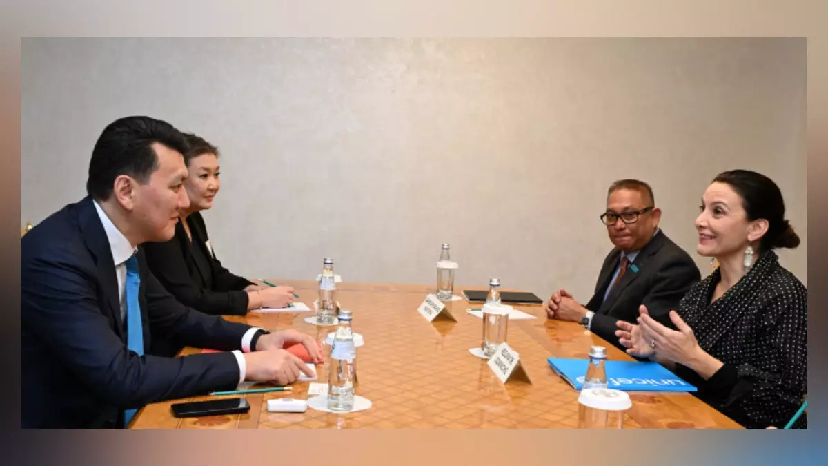 Региональный директор ЮНИСЕФ отметила позитивные результаты реформ Президента Токаева в сфере защиты прав детей