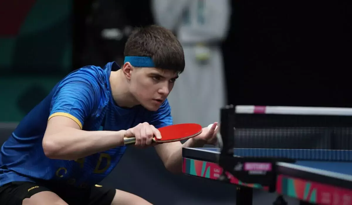 Казахстанец вышел в четвертьфинал чемпионата мира по настольному теннису