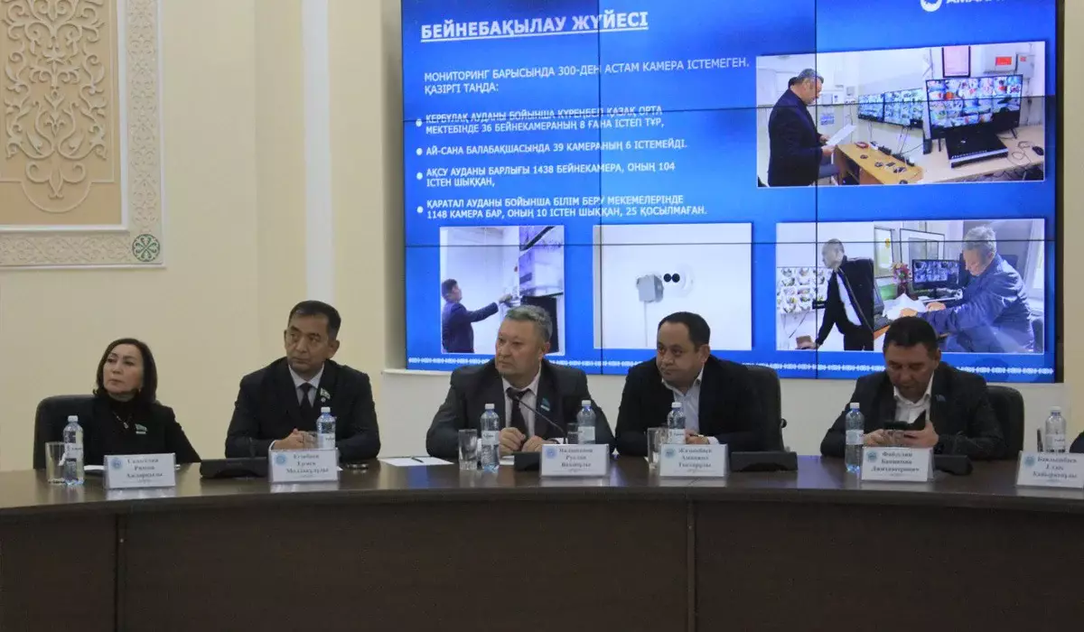 Жетісу облысының мектептерінде 300-ден аса бейнекамера істен шыққаны анықталды