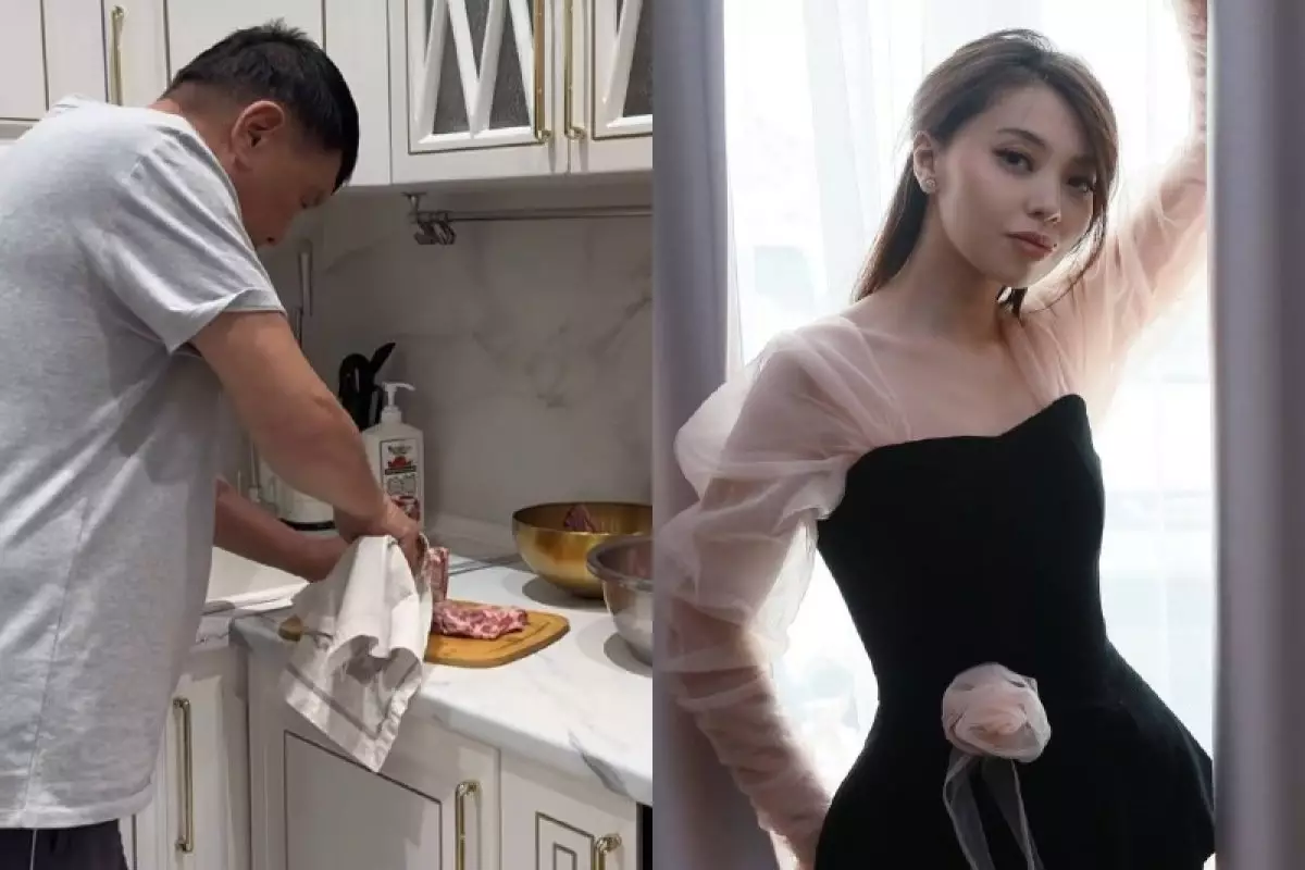 «Келіннің жағдайын жасап»: Нұртас Айдарбеков тамақ істеп жүргенін айтты (ВИДЕО)