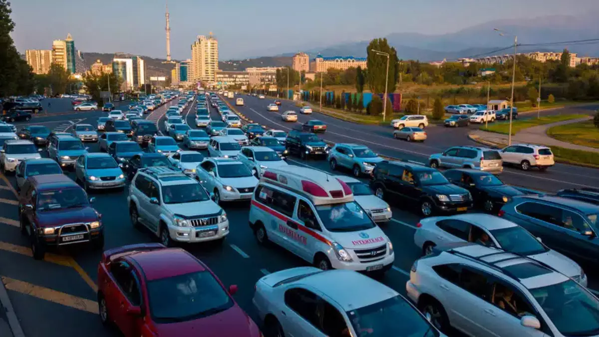 Елімізде көлік кептелісі күшейіп барады