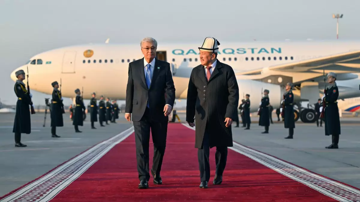 Тоқаев ҰҚШҰ отырысына қатысу үшін Бішкекке барды