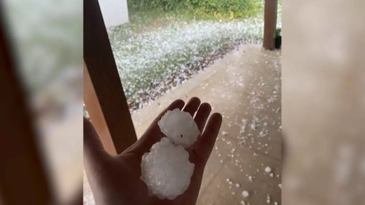 Бразилияда жауған бұршақтан 246 адам жарақат алды