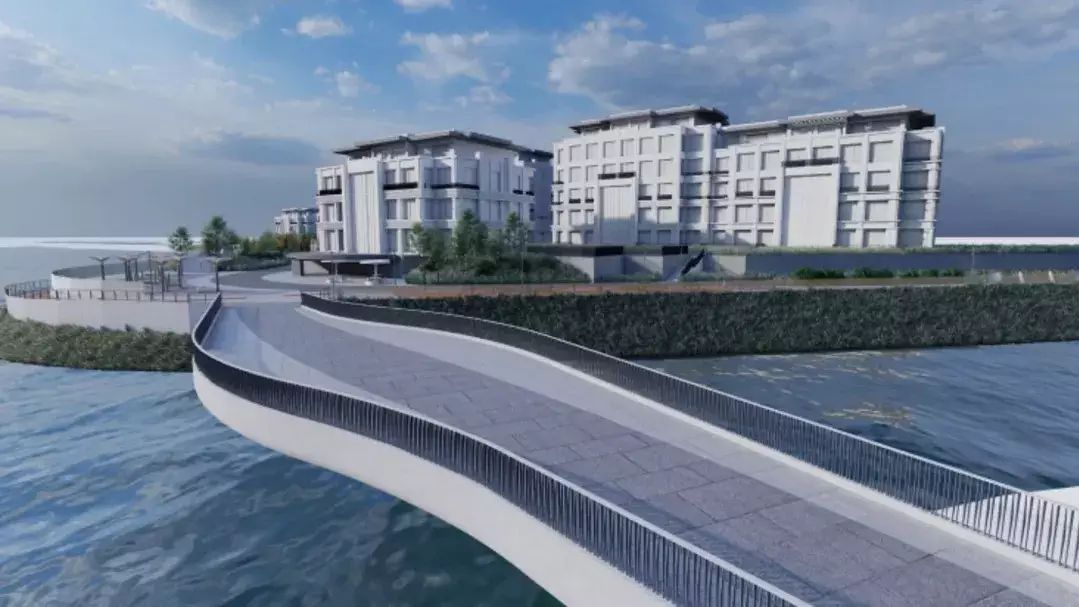 В Астане построят новый велопешеходный мост на пересечении рек Есиль и Акбулак