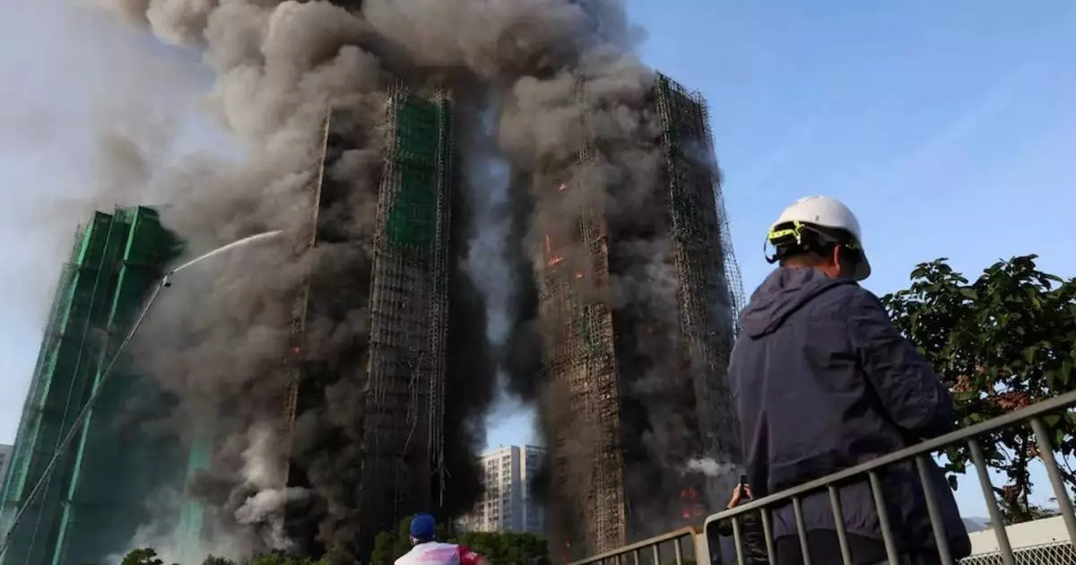  Гонконгтағы алапат өрт: Тұрғын үй кешенінде 36 адам қаза тапты 