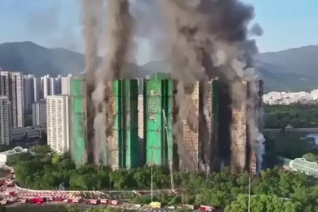 Гонконгтағы өртте 44 адам қайтыс болды