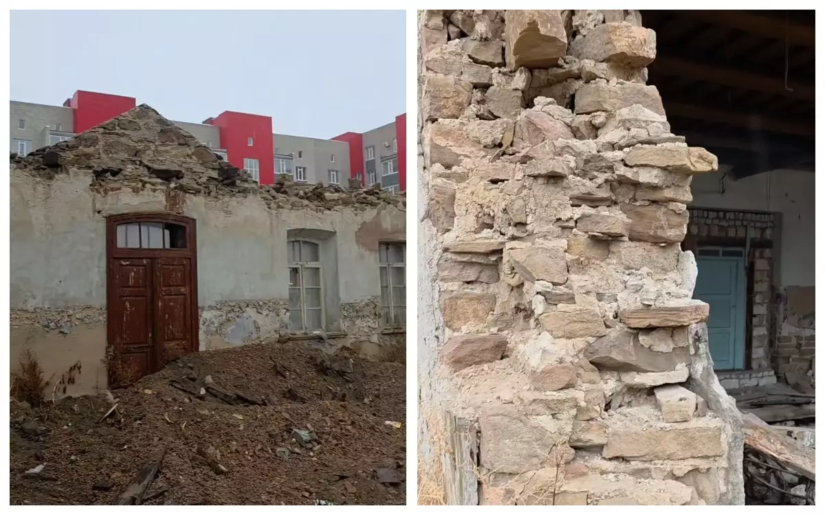 В Актобе сносят здание 1907 года