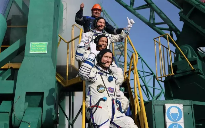 Космический корабль "Союз МC-28" стартует к МКС с космодрома Байконур.