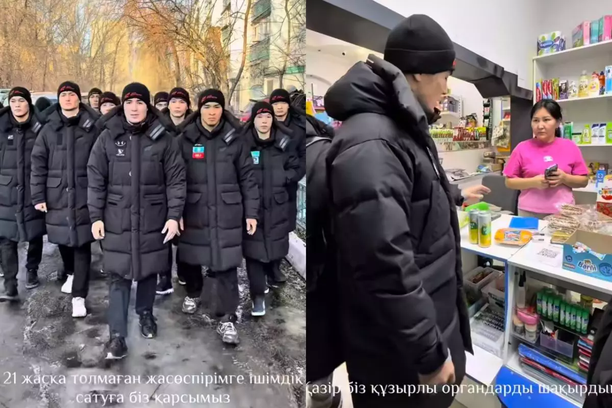 «Дала Қырандары» жасақтары 21 жасқа толмаған азаматқа алкоголь сатылғанын анықтады