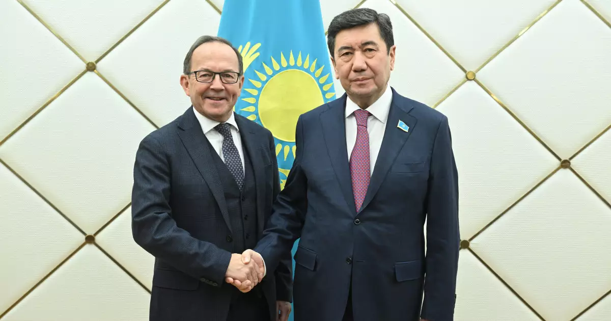   Мәжіліс Спикері Аустрия парламентінің төменгі палатасы төрағасының орынбасарын қабылдады   