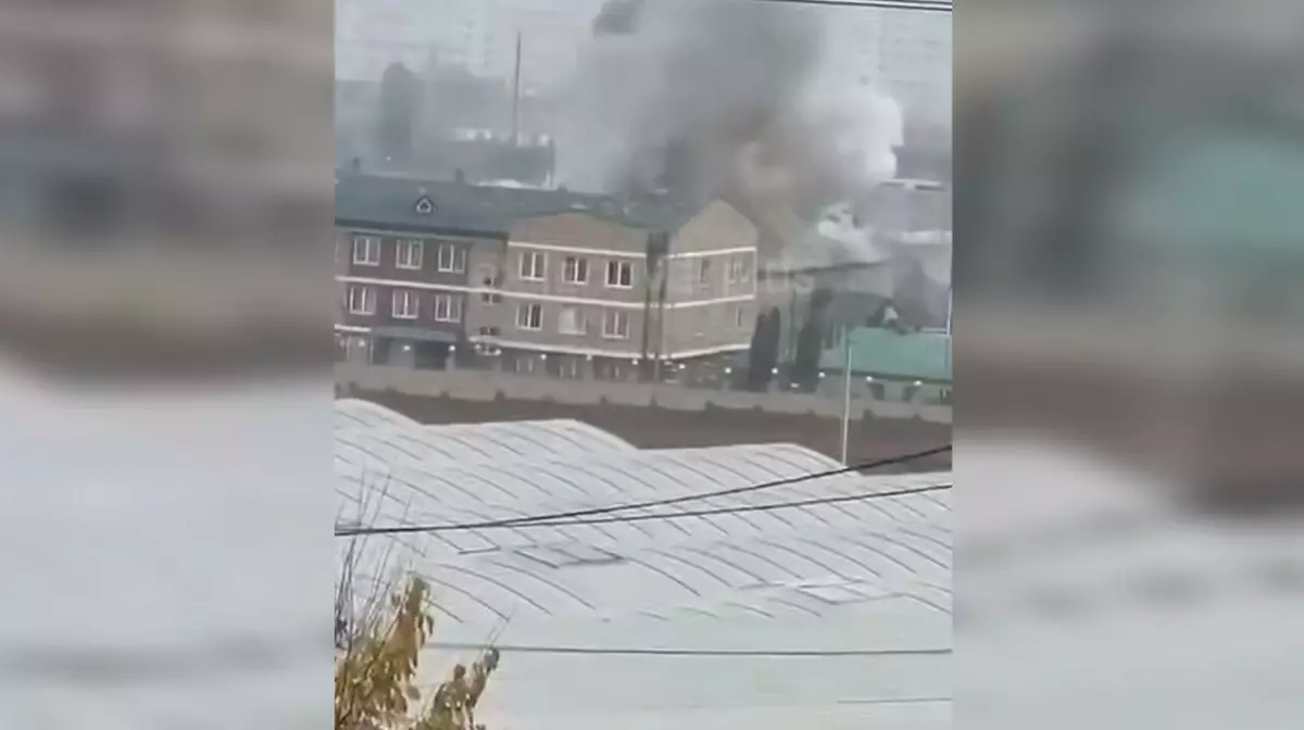 Боевой дрон атаковал Чечню