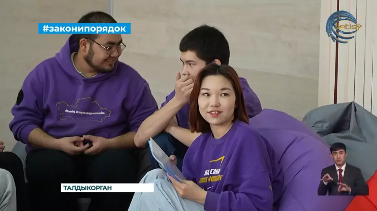 На Жетісу ТВ показали сюжет о движении «Жаңа адамдар» в Талдыкоргане