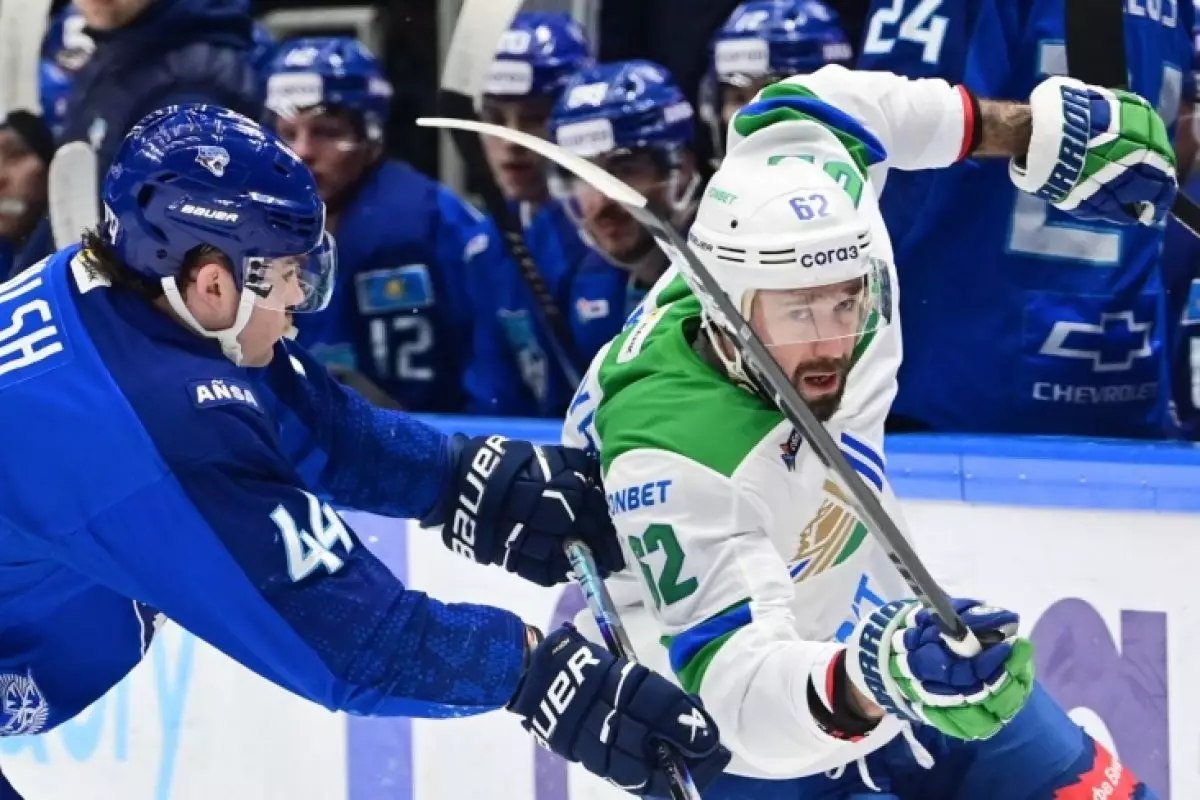 «Салават Юлаев» разгромил «Барыс» в матче КХЛ – 7:4