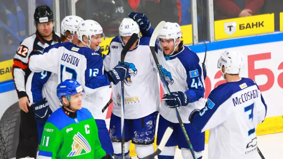 "Барыс" вел в две шайбы, но уступил в матче с одиннадцатью голами в КХЛ (ВИДЕО)