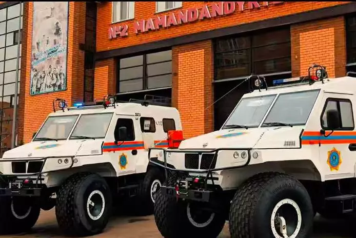 Автопарк спасателей Акмолинской области пополнился проходимыми вездеходами ТРЭКОЛ