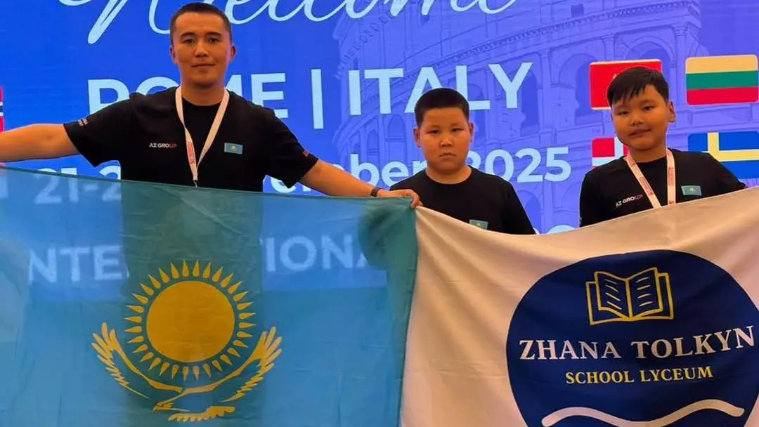 Маңғыстаулық оқушылар Италияда өткен халықаралық робототехника олимпиадасында жүлделі орын алды