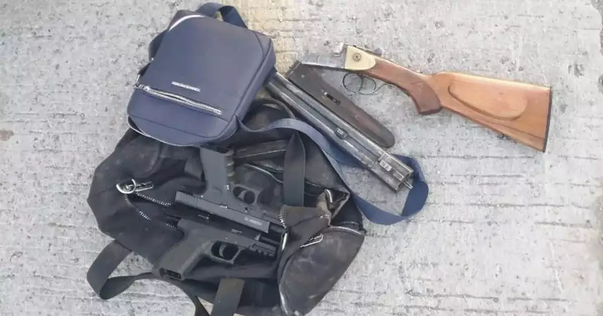  Түркістан облысында BMW көлігінен қару-жарақ табылды 