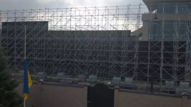 В Бишкеке «спрятали» посольство Украины перед визитом Путина