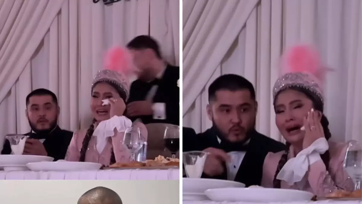 "Жаназада отырғандай не болды сонша?": Тойында өкіріп жылаған блогер көпке жақпай қалды (ВИДЕО) 