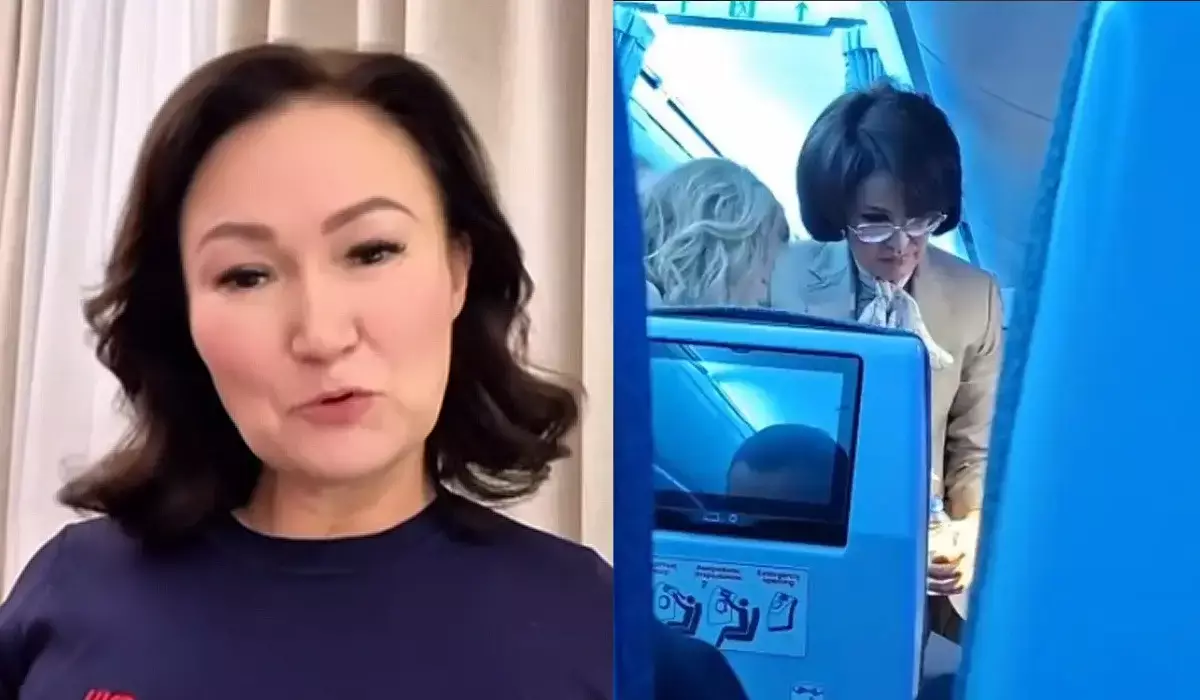 «Пиар емес»: ұшақта министр көмектескен адам танымал журналист болып шықты