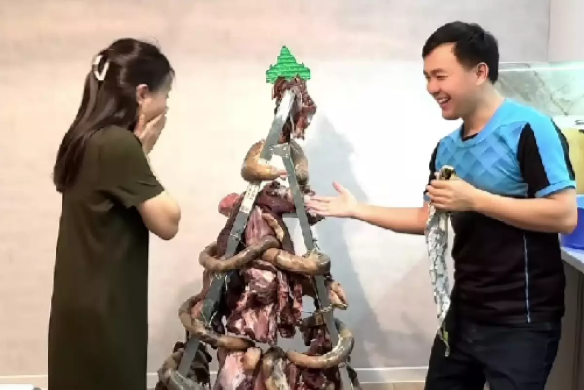 Елка из казы: казахстанская "романтика 30+" взорвала соцсети