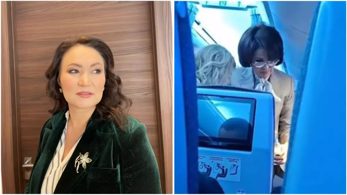 «Ешқандай қойылым емес, шындығы сол»: Ұшақта министр көмектескен әйел танымал журналист болып шықты (ВИДЕО)
