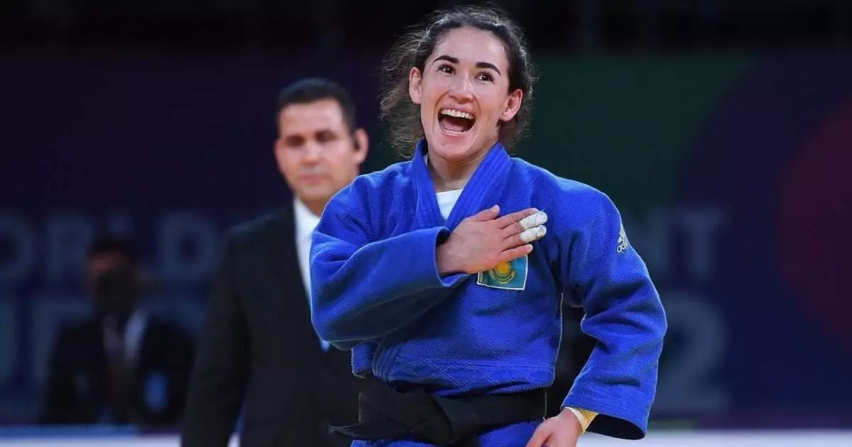  Дзюдошы Әбиба Әбужақынова Grand Slam турнирінің қола жүлдесі үшін күреседі 