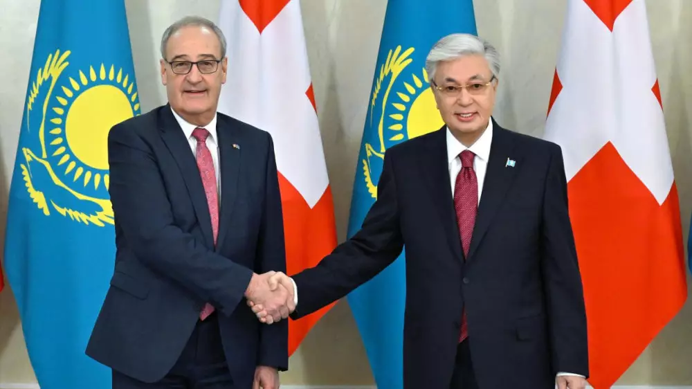 Тоқаев Швейцария вице-президентімен келіссөз жүргізді