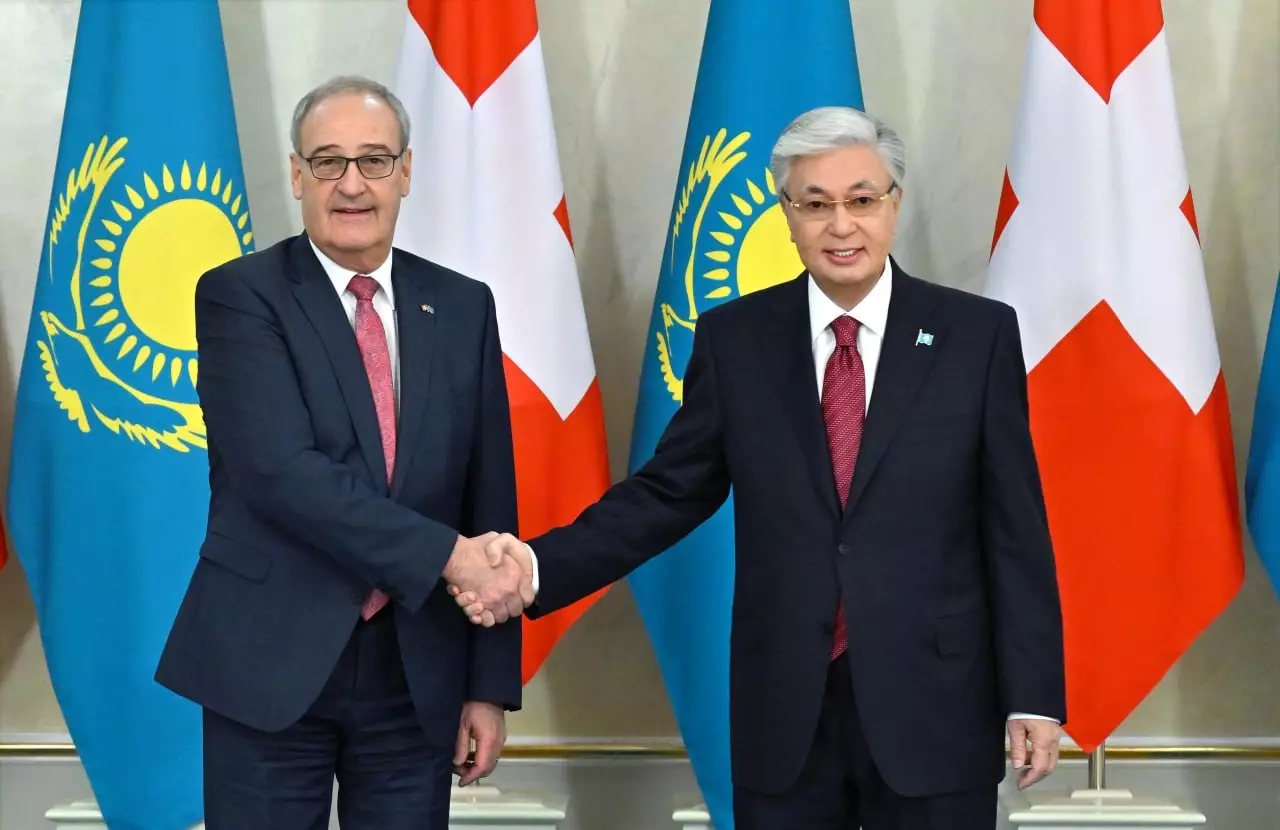 Токаев провел переговоры с вице-президентом Швейцарии