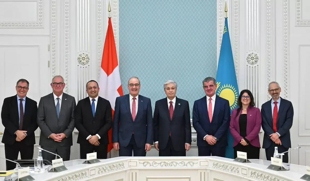 Тоқаев Швейцарияның вице-президентімен келіссөз жүргізді