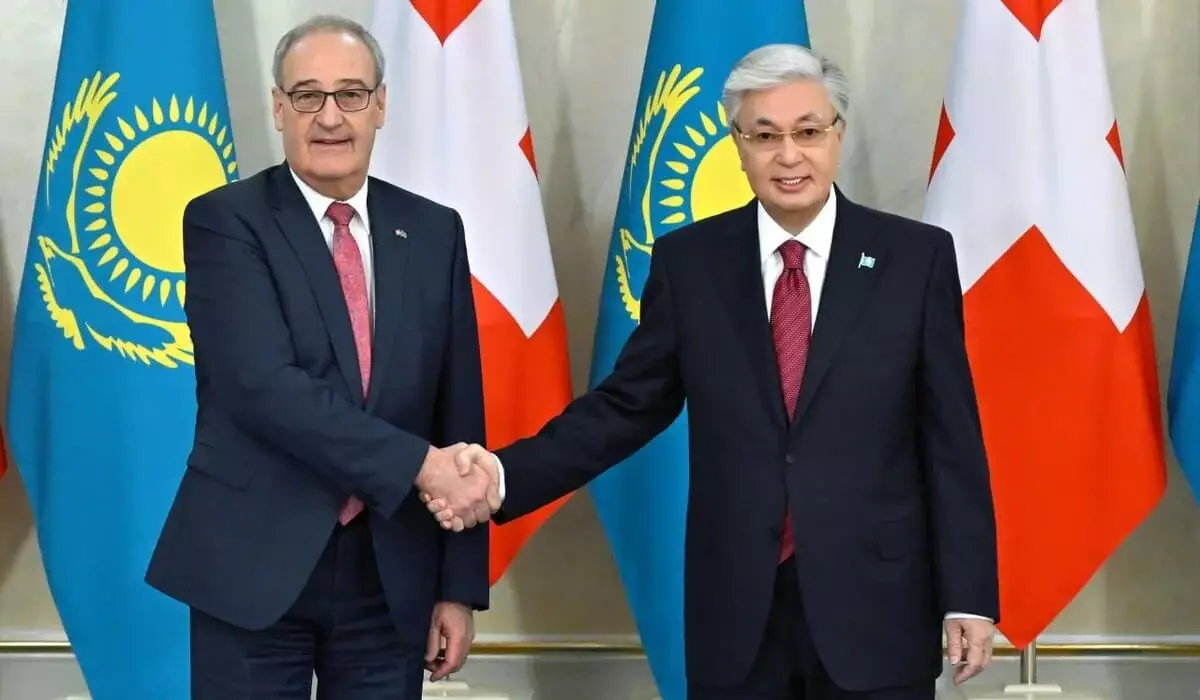 Токаев провел переговоры с вице-президентом Швейцарии