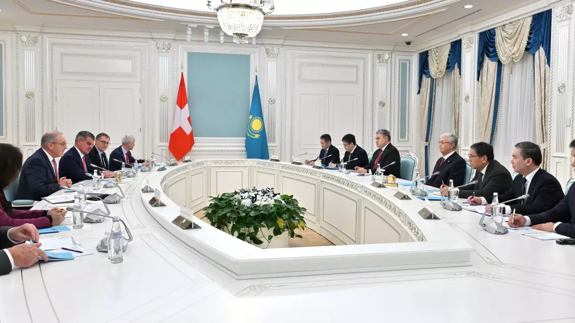 Президент Ги Пармеланмен келіссөз жүргізді