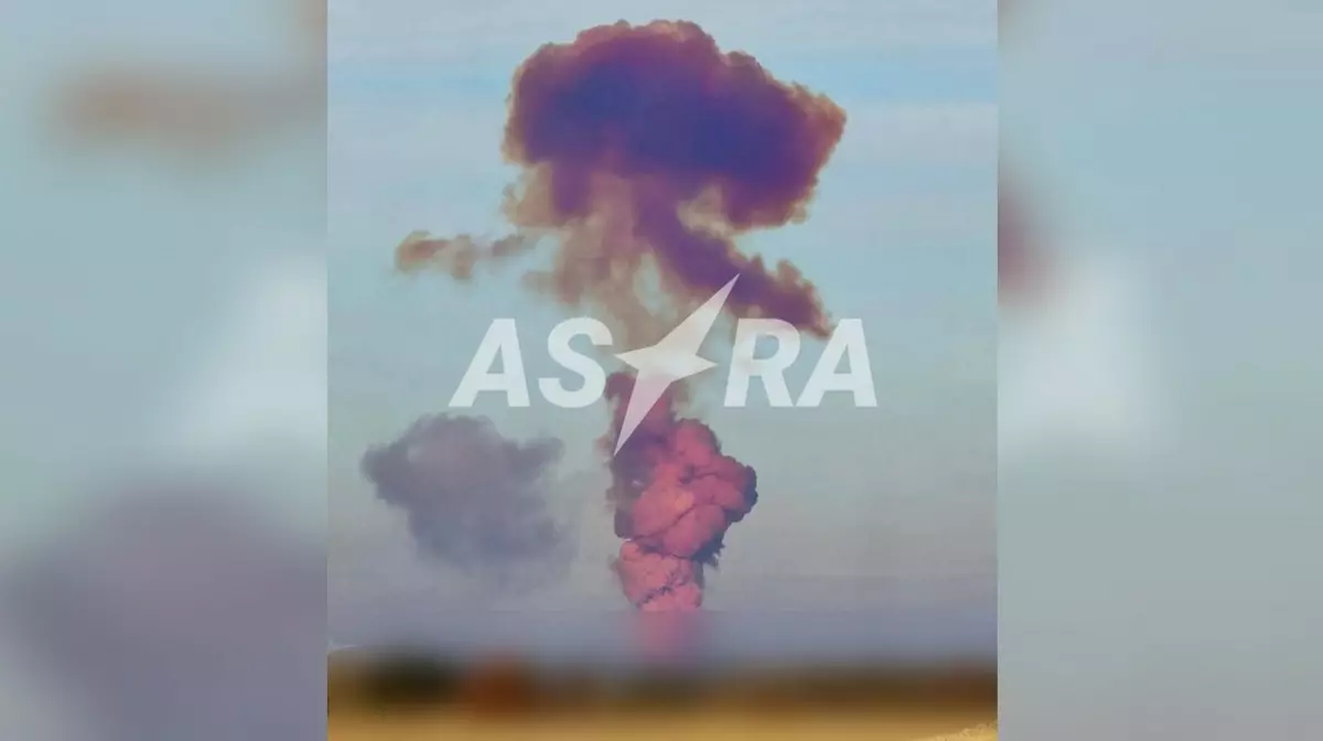 Фиолетовый дым и взрыв на ракетной базе под Оренбургом
