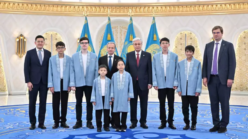 Ел президенті шахматшыларды қабылдады