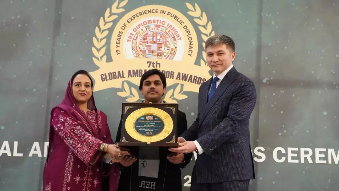 Қазақстанның Пәкістандағы елшісі «Жыл елшісі» марапатына ие болды