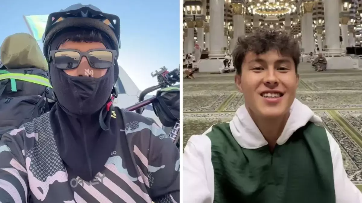 «44 күн, 8 мың шақырым»: Шымкенттік жігіт Медина қаласына велосипедпен жетті (ВИДЕО)