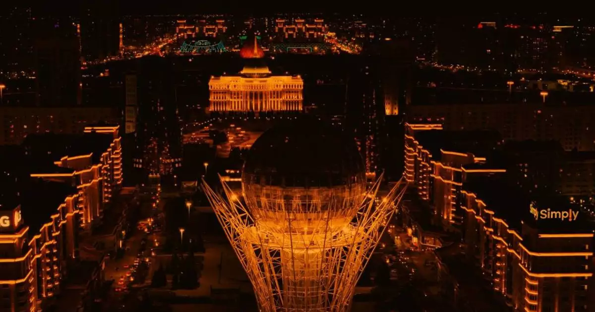  Астанада зорлық-зомбылыққа қарсы халықаралық акцияны қолдау мақсатында, бірқатар нысандар қызғылт-сары түске боялды 