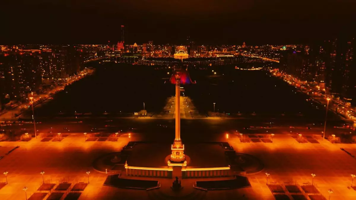 Зорлық-зомбылыққа қарсы акция: елордада ғимараттар ерекше түске боялды