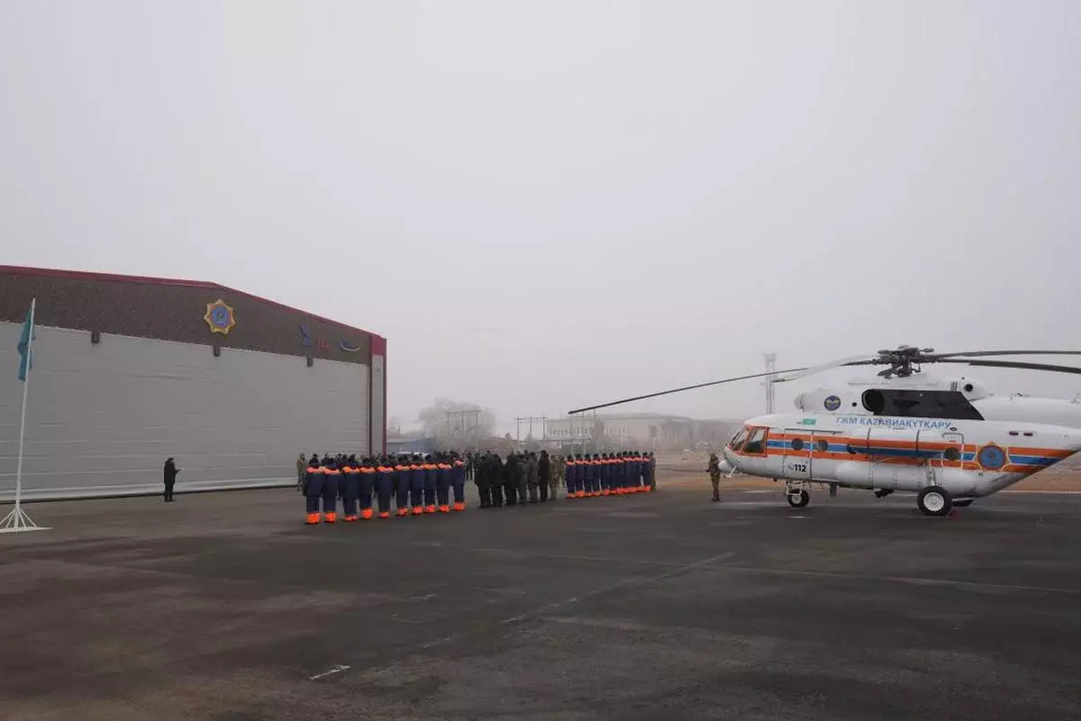 Первый авиационный отряд МЧС Казахстана начал работать в Улытау