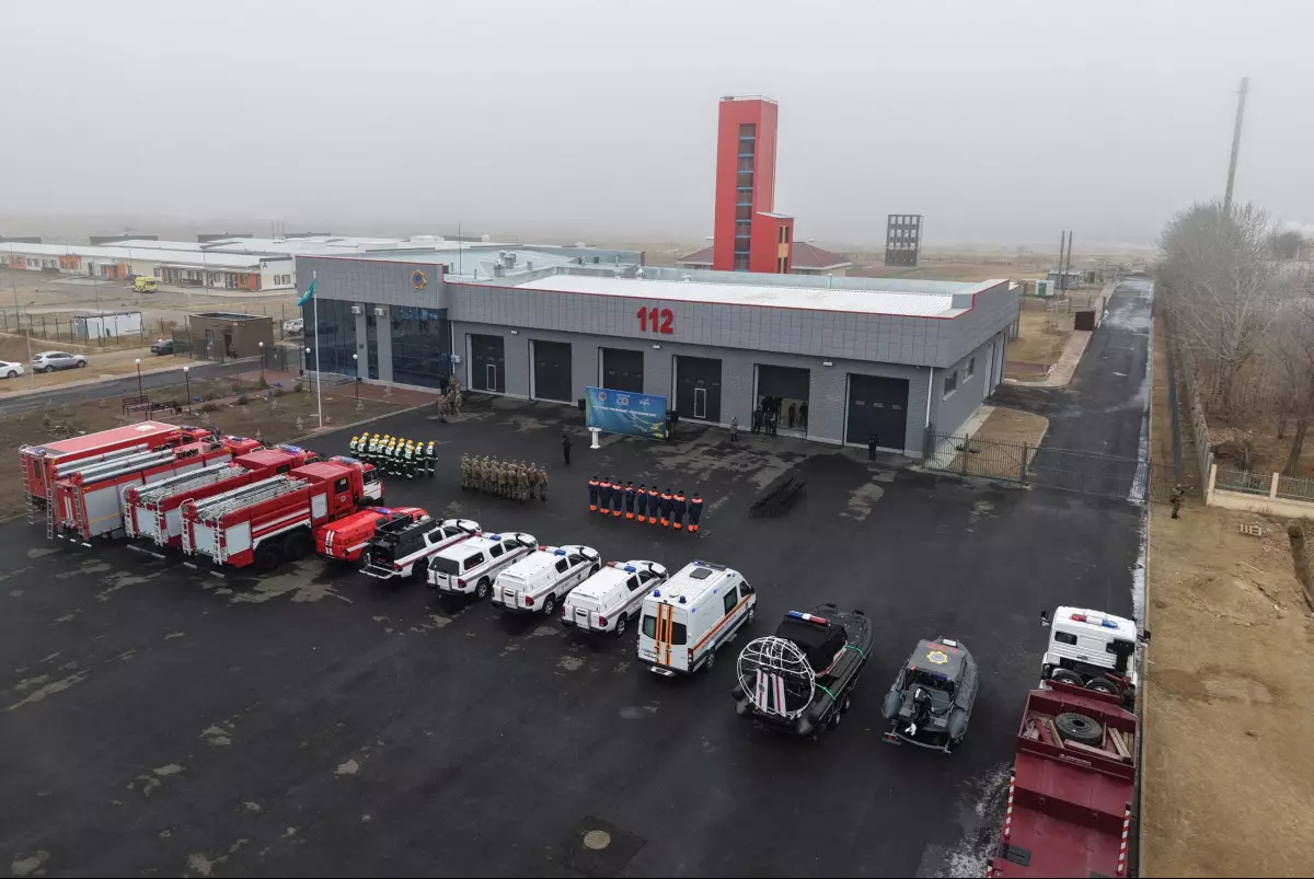В Жезказгане впервые за 50 лет открыли новую современную пожарную часть
