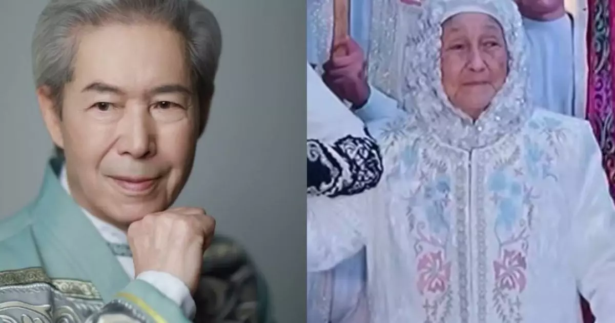  «Қош бол, періште ана!»: Әнші Нұрғали Нүсіпжанов қара жамылды (ВИДЕО) 